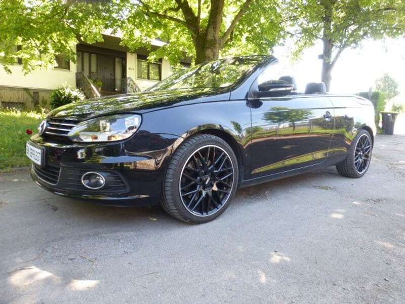 Deep black perleffekt Gebraucht 2011 VW Eos Highline Cabrio | 6.950 € (Guter Preis) - Bild 1/4