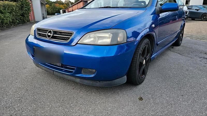 Blau Gebraucht 2002 Opel Astra Cabriolet Cabrio | 950 € (Guter Preis) - Bild 1/4
