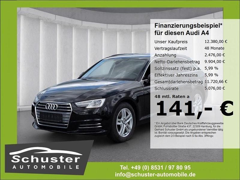 Schwarz Gebraucht 2017 Audi A4 Sport Kombi | 12.380 € (Superpreis) - Bild 1/4