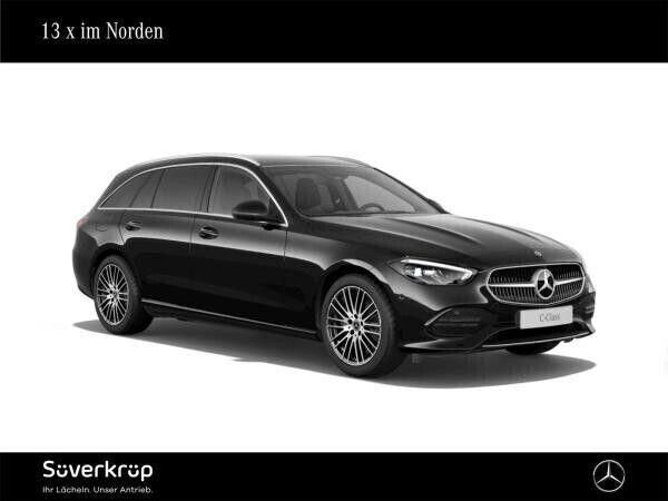 Schwarz (obsidianschwarz metalliclack) Neu 2025 Mercedes C200 Kombi | 55.460 € (Teuer) - Bild 1/4