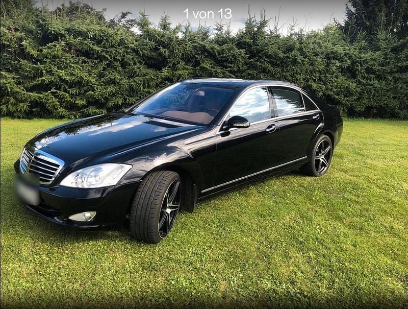 Schwarz Gebraucht 2008 Mercedes S500 Limousine | 20.000 € (Teuer) - Bild 1/4