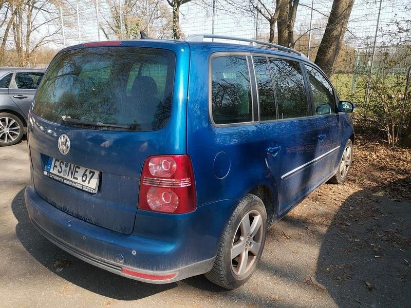 Gebraucht VW Touran Highline 170 PS (125 kW) 2007 Blau Van / Kleinbus
