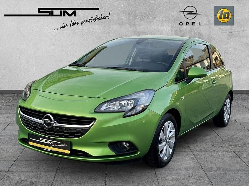 Apfelgruen p2 Gebraucht 2015 Opel Corsa Edition Kleinwagen | 9.990 € (Teuer) - Bild 1/4