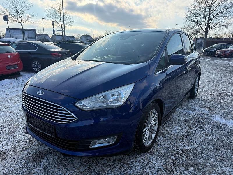 Gebraucht Ford C-MAX Titanium 125 PS (91 kW) 2017 Blau Van / Kleinbus