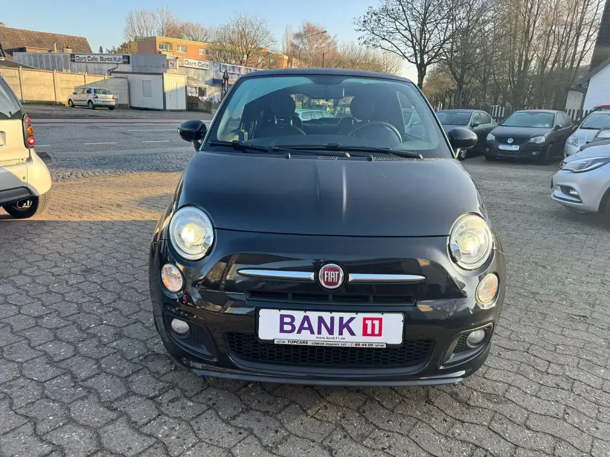 Gebraucht Fiat 500S S 86 PS (63 kW) 2013 Schwarz Kleinwagen