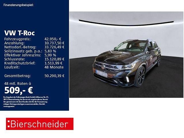 Schwarz Gebraucht 2024 VW T-Roc R SUV | 42.950 € (Teuer) - Bild 1/3