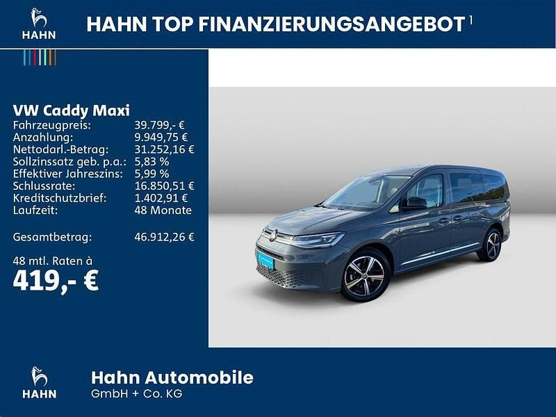 Gebraucht VW Caddy Maxi Style 122 PS (89 kW) 2025 Grau Van / Kleinbus
