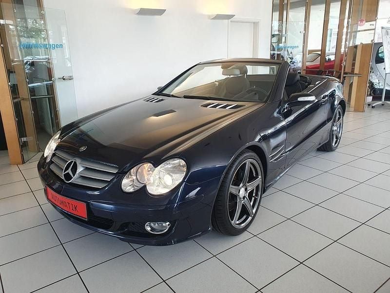 Blau Gebraucht 2008 Mercedes SL350 Cabrio | 19.500 € (Fairer Preis) - Bild 1/4