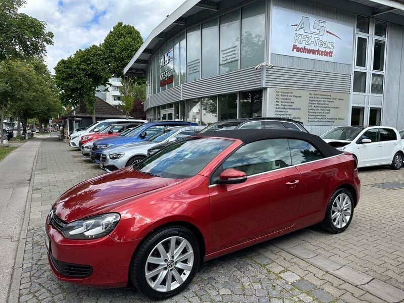 Rot Gebraucht 2011 VW Golf Cabriolet Cabrio | 6.950 € (Etwas zu teuer) - Bild 1/4