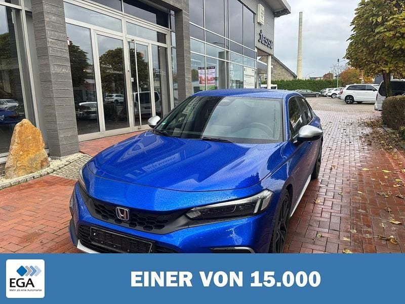 Blau metallic Gebraucht 2022 Honda Civic Hybrid | 29.380 € (Fairer Preis) - Bild 1/3