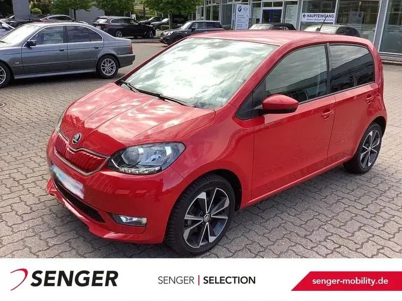 Rot Gebraucht 2020 Skoda Citigo-e IV Style Kleinwagen | 10.990 € - Bild 1/1