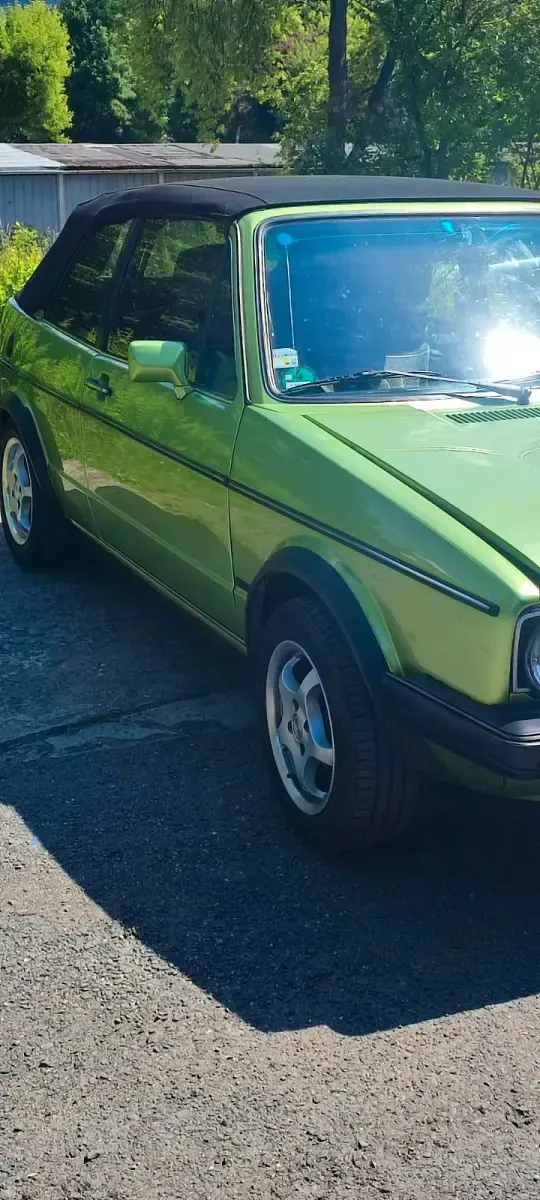 Gebraucht VW Golf Cabriolet 90 PS (66 kW) 1983 Grün Cabrio