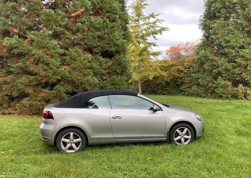 Silber Gebraucht 2013 VW Golf Cabriolet Cabrio | 9.999 € (Superpreis) - Bild 1/4