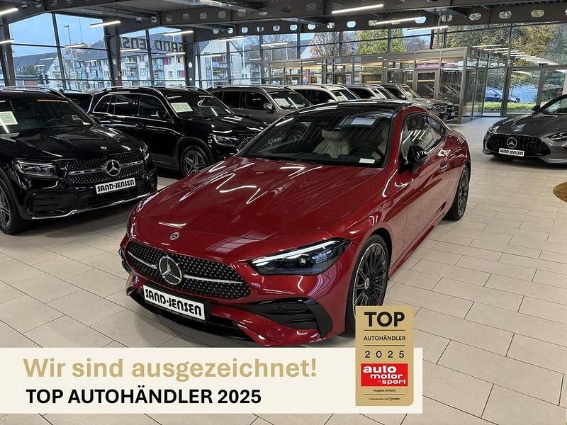 Patagonienrot metallic Gebraucht 2024 Mercedes CLE300 AMG line Coupé | 56.995 € (Superpreis) - Bild 1/4