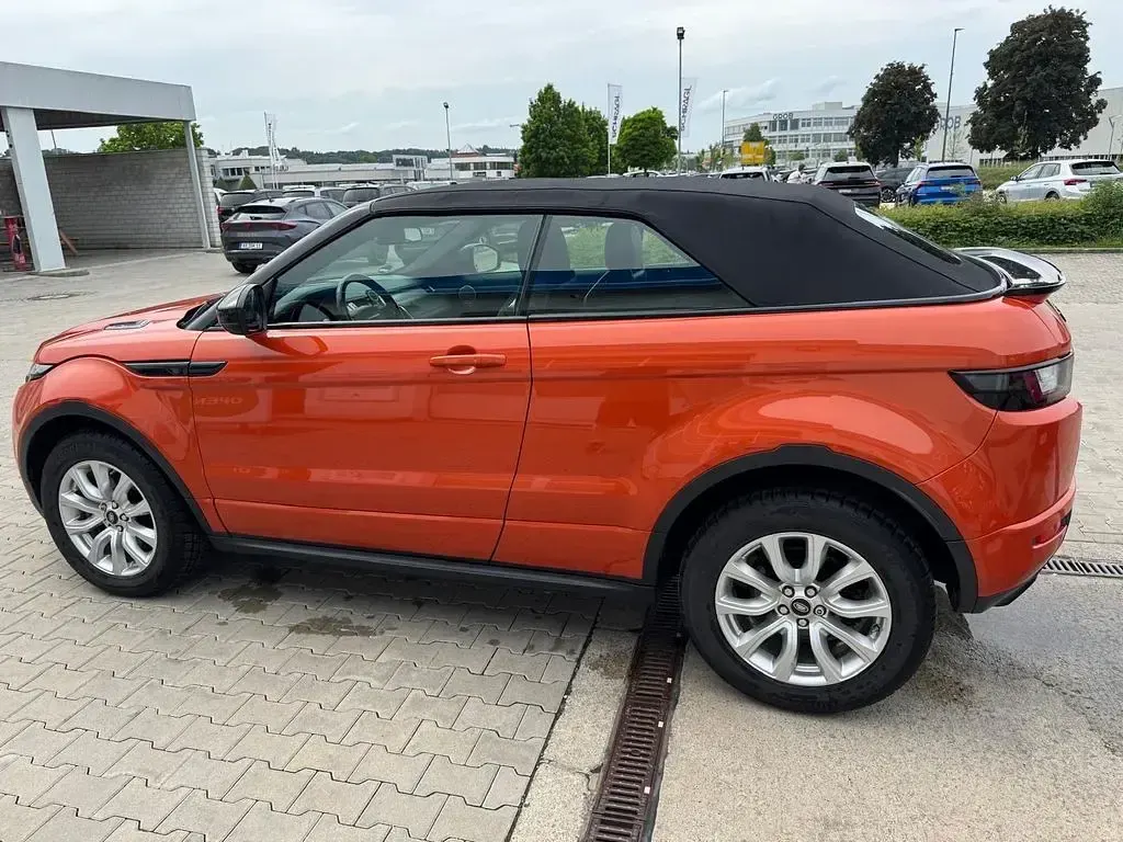 Usata Land Rover Range Rover evoque 179 CV (131 kW) 2016 Arancione Cabrio