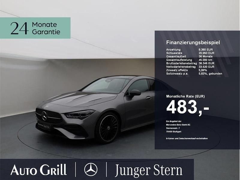 Grau Gebraucht 2024 Mercedes CLA200 AMG Limousine | 39.860 € (Teuer) - Bild 1/4