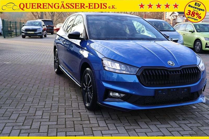 Neu Skoda Fabia Monte Carlo 116 PS (85 kW) 2025 Blau Limousine