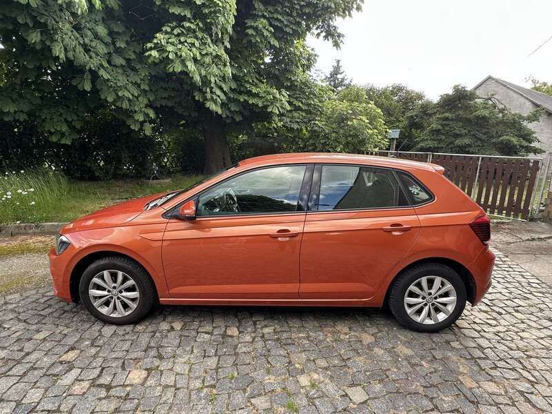 Orange Gebraucht 2019 VW Polo Highline Kleinwagen | 13.500 € (Superpreis) - Bild 1/4