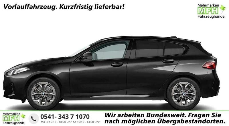 Saphirschwarz metallic Neu 2025 BMW 116 Kleinwagen | 29.907 € (Guter Preis) - Bild 1/4