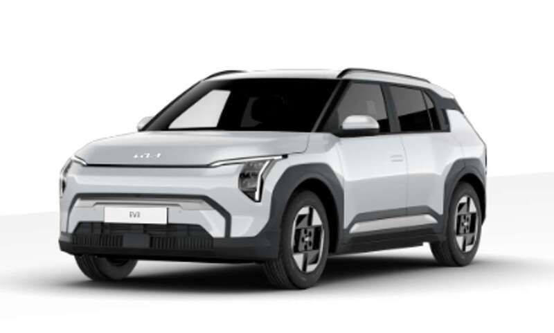 Weiß (snow white pearl) Neu 2025 Kia EV3 4 SUV | 44.490 € (Fairer Preis) - Bild 1/2