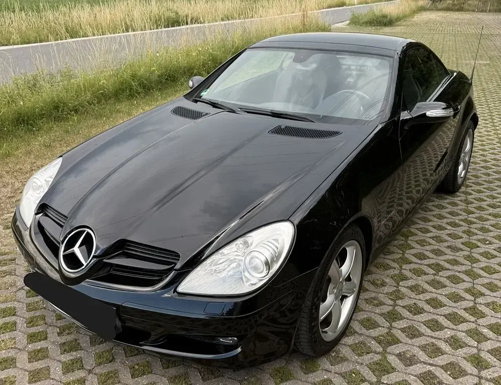 Gebraucht Mercedes SLK200 163 PS (119 kW) 2005 Schwarz Cabrio