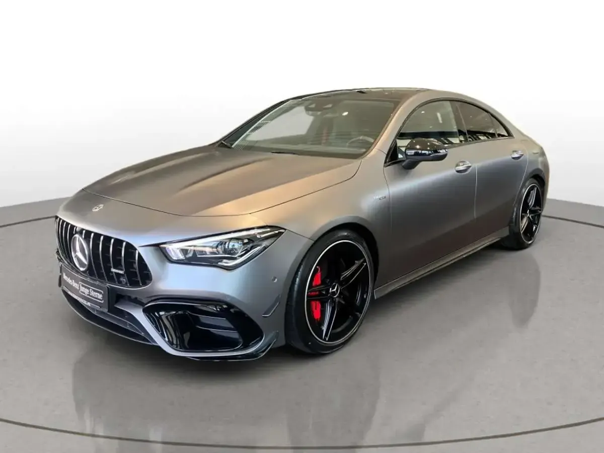Gebraucht Mercedes CLA45 AMG AMG 421 PS (309 kW) 2023 Manufaktur mountaingrau magno Coupé