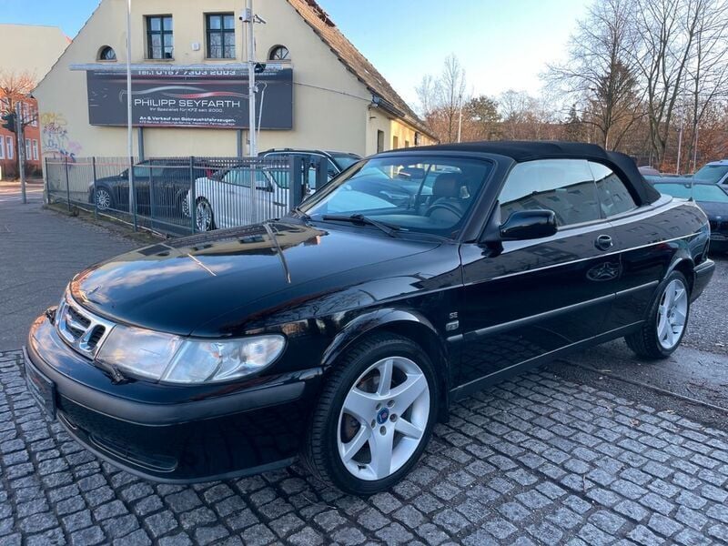 Schwarz Gebraucht 2000 Saab 9-3 Cabriolet Cabrio | 2.490 € (Guter Preis) - Bild 1/4