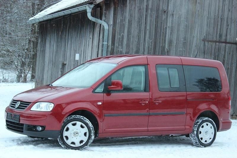 Rot Gebraucht 2010 VW Caddy Maxi Life Life Van / Kleinbus | 5.800 € (Guter Preis) - Bild 1/4