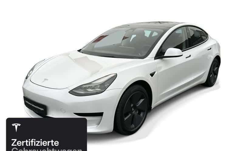Weiß Gebraucht 2021 Tesla Model 3 RWD Limousine | 26.900 € (Fairer Preis) - Bild 1/4