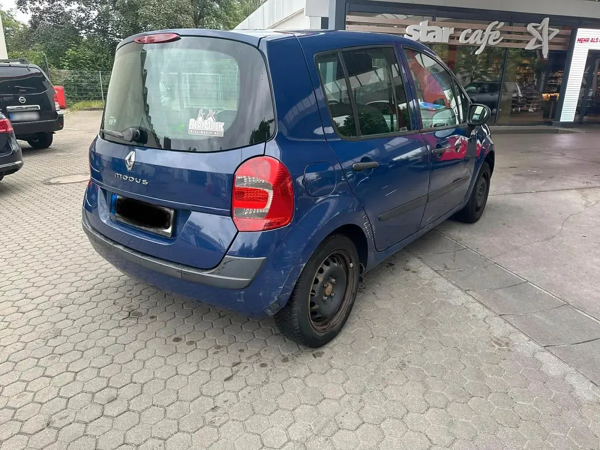 Gebraucht Renault Modus 85 PS (62 kW) 2009 Blau Van / Kleinbus