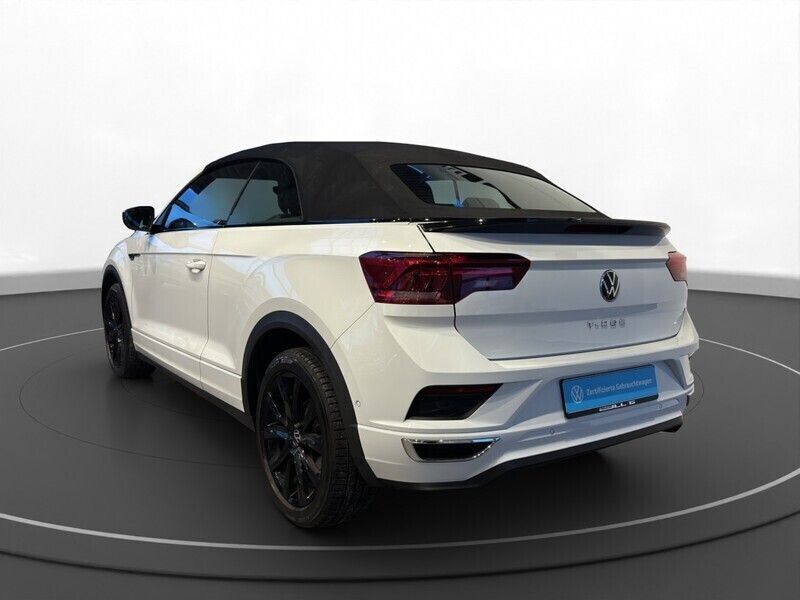 Gebraucht VW T-Roc Cabriolet R-line 150 PS (110 kW) 2021 Weiß Cabrio