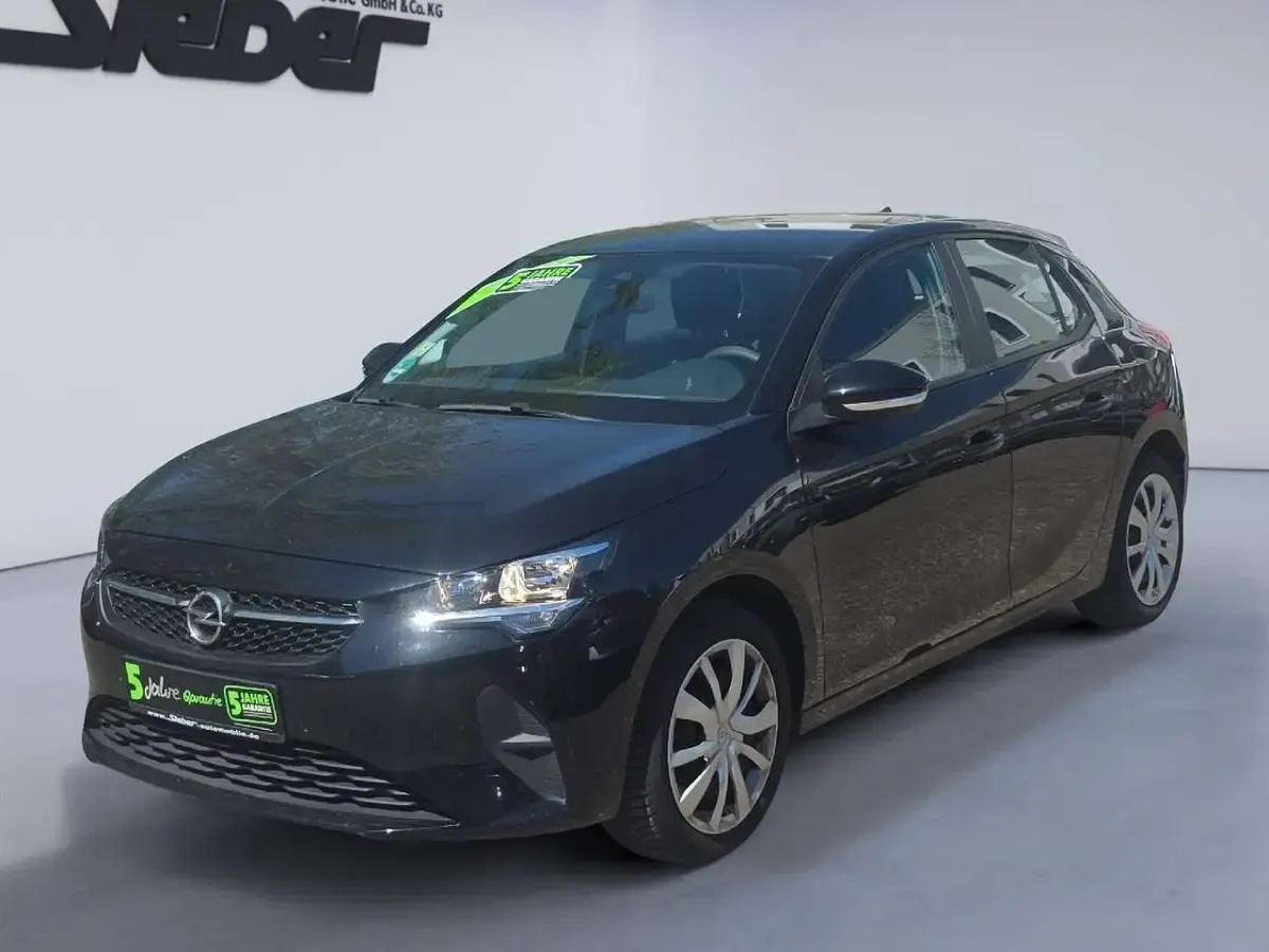 Gebraucht Opel Corsa Edition 75 PS (55 kW) 2023 Diamant schwarz/karbon schwarz Kleinwagen