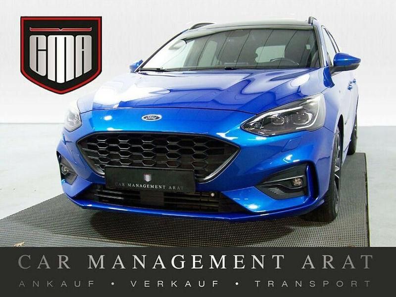 Blau Gebraucht 2019 Ford Focus ST-Line Kombi | 16.610 € (Fairer Preis) - Bild 1/4