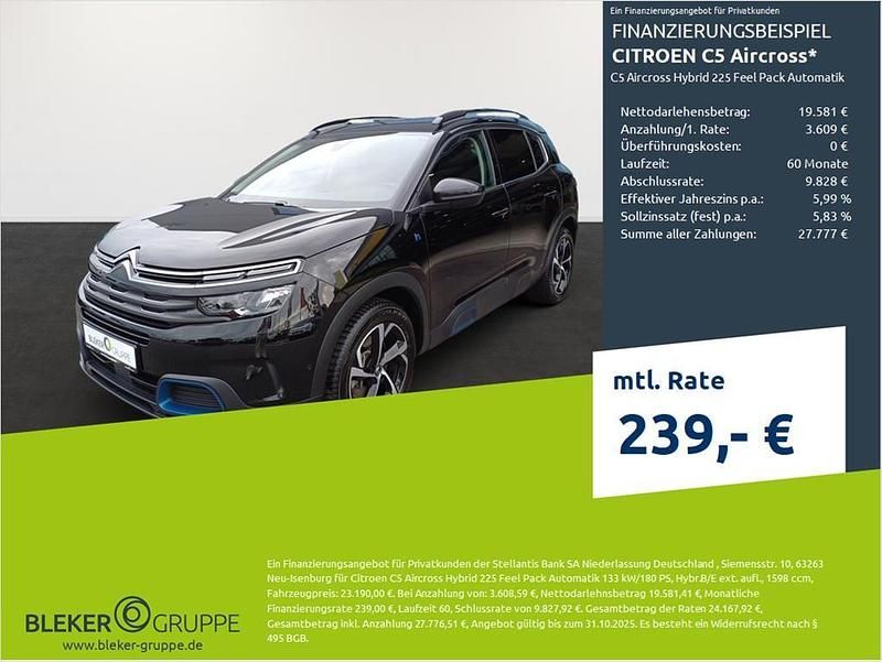 Schwarz Gebraucht 2021 Citroën C5 Aircross Feel SUV | 19.480 € (Superpreis) - Bild 1/3