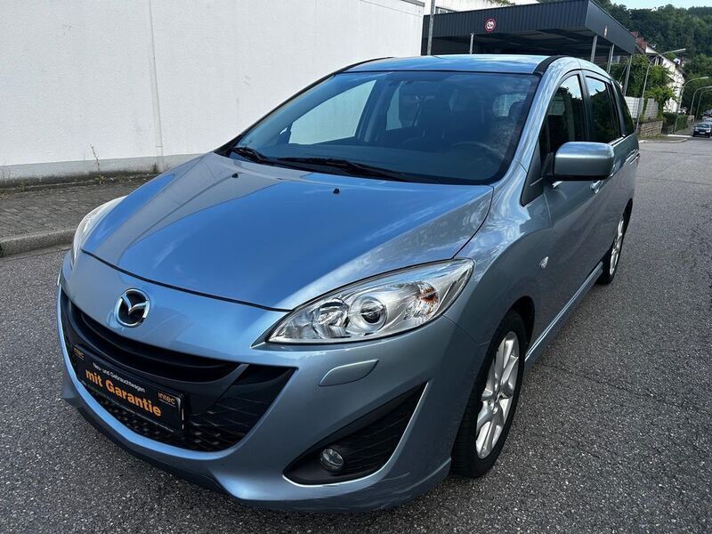 Blau Gebraucht 2012 Mazda 5 Sports-Line Van / Kleinbus | 8.999 € (Fairer Preis) - Bild 1/4