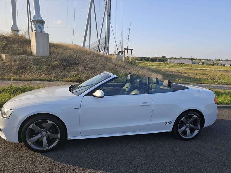 Weiß Gebraucht 2014 Audi A5 Cabriolet Cabrio | 17.300 € (Fairer Preis) - Bild 1/4