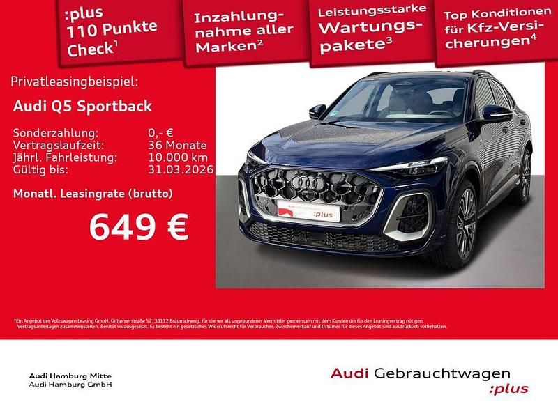 Gebraucht Audi Q5 Sportback Edition .1 204 PS (150 kW) 2025 Navarrablau metallic SUV