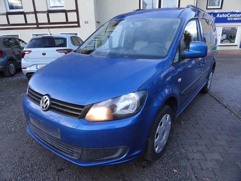 Ravennablau metallic Gebraucht 2014 VW Caddy Maxi Trendline Van / Kleinbus | 17.995 € - Bild 1/4