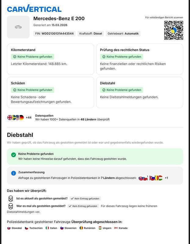 Gebraucht Mercedes E200 150 PS (110 kW) 2018 Weiß Limousine