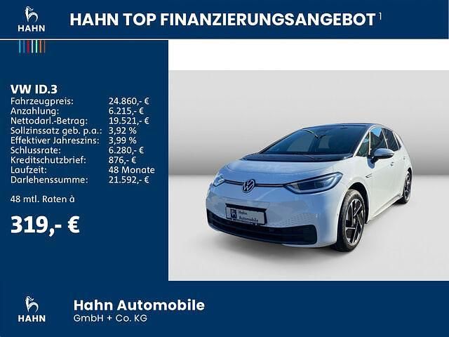 Gebraucht VW ID.3 Pro 106 kW (145 PS) 2022 Gletscherweiß metallic (metallic) Kleinwagen