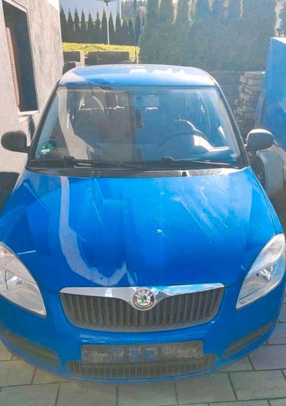 Blau Gebraucht 2008 Skoda Fabia Kleinwagen | 950 € (Superpreis) - Bild 1/4