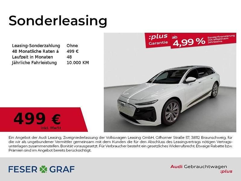 Gletscherweiß Gebraucht 2025 Audi A6 e-tron Ambiente Kombi | 56.990 € (Superpreis) - Bild 1/4