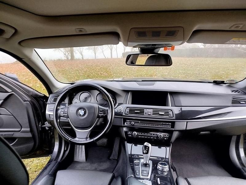 Brugt BMW 525 218 HK (160 kW) 2014 Sort Stationcar