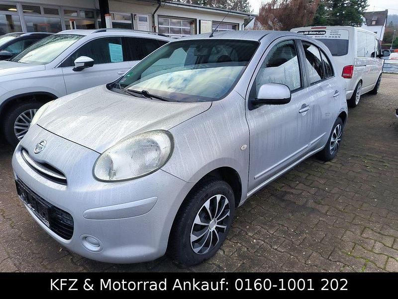 Gebraucht Nissan Micra Acenta 80 PS (58 kW) 2011 Silber Kleinwagen