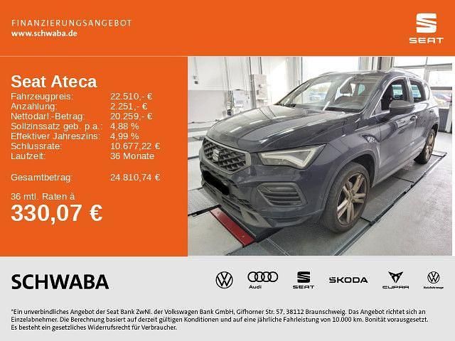 Gebraucht Seat Ateca FR 150 PS (110 kW) 2021 Schwarz SUV