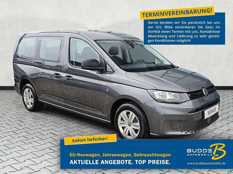 Neu VW Caddy 122 PS (89 kW) 2025 Indiumgrau metallic Van / Kleinbus