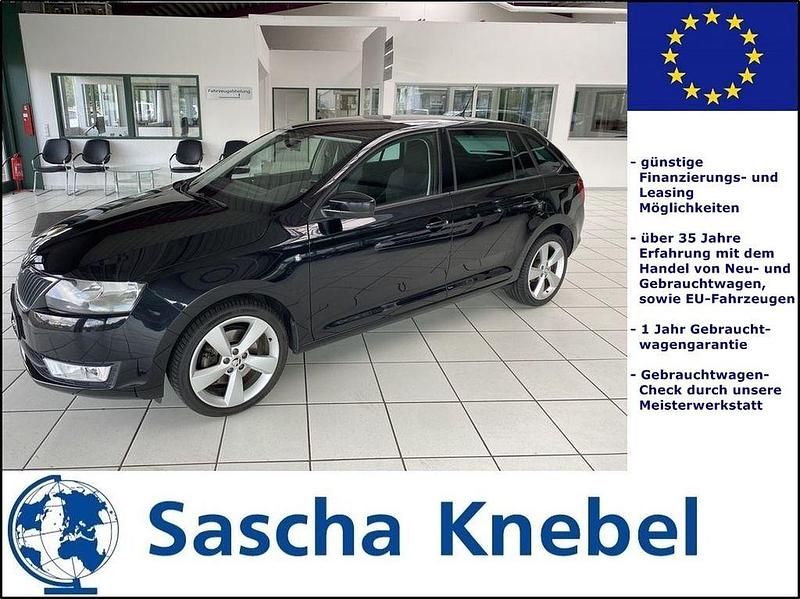Schwarz Gebraucht 2014 Skoda Rapid Elegance Limousine | 9.480 € (Fairer Preis) - Bild 1/4