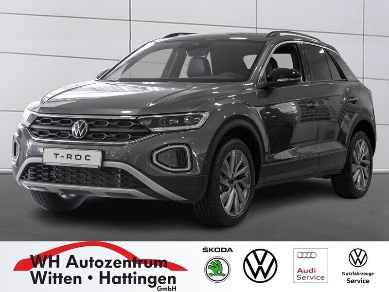 Grau Gebraucht 2022 VW T-Roc Goal SUV | 37.998 € - Bild 1/4