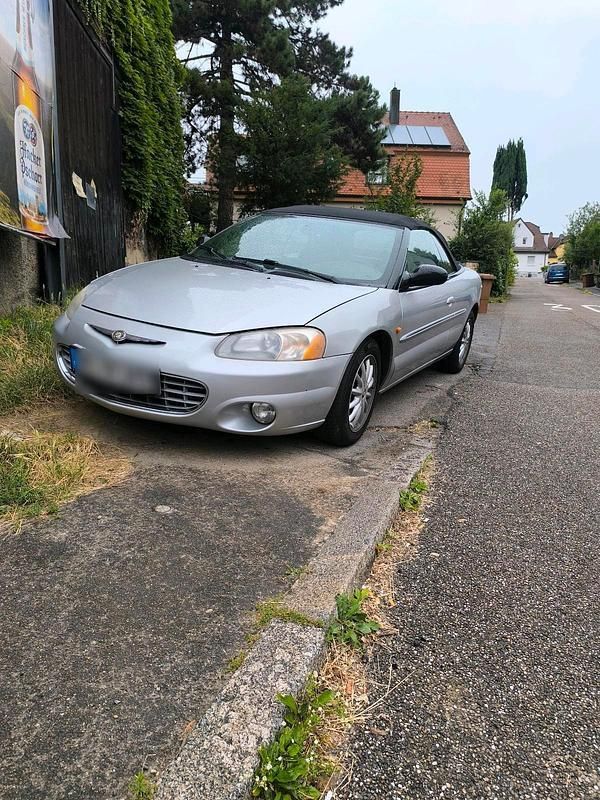 Silber Gebraucht 2002 Chrysler Sebring Cabriolet Cabrio | 3.700 € (Fairer Preis) - Bild 1/4
