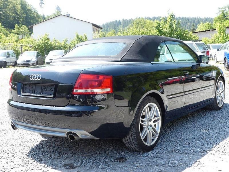 Gebraucht Audi A4 Cabriolet S-Line 200 PS (147 kW) 2009 Schwarz Cabrio